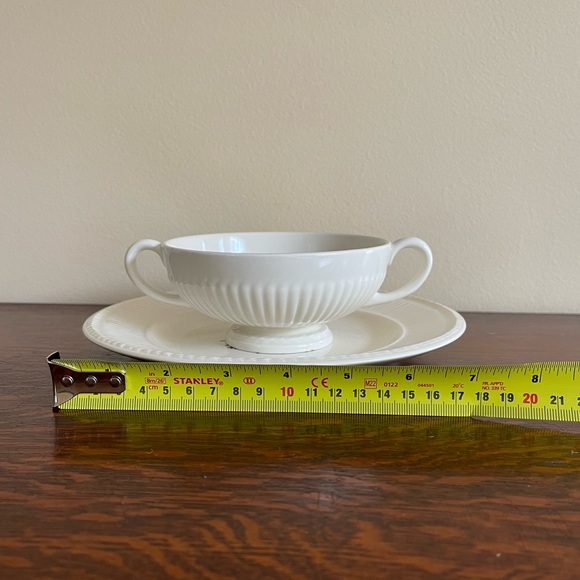 Vintage Wedgewood Conway of Etruria soup bowl and plate - Picture 6 of 7